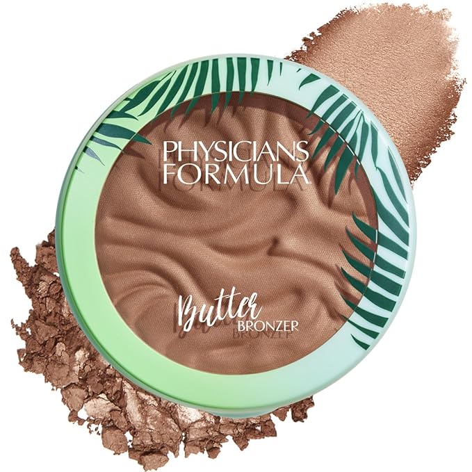Physicians Formula Murumuru Butter Bronzer, Moisturizing, Nourishing Murumuru Butter for Silky Glow, Dermatologist Tested, Hypoallergenic, Vegan & Cruelty-Free - Deep Bronzer-Velvo Beauty