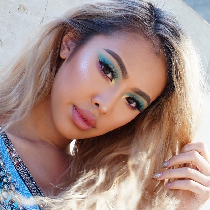 24 Shade Eyeshadow Palette Ibiza glamorous shimmers bold mattes strong pastel tones long lasting full pigment-Velvo Beauty