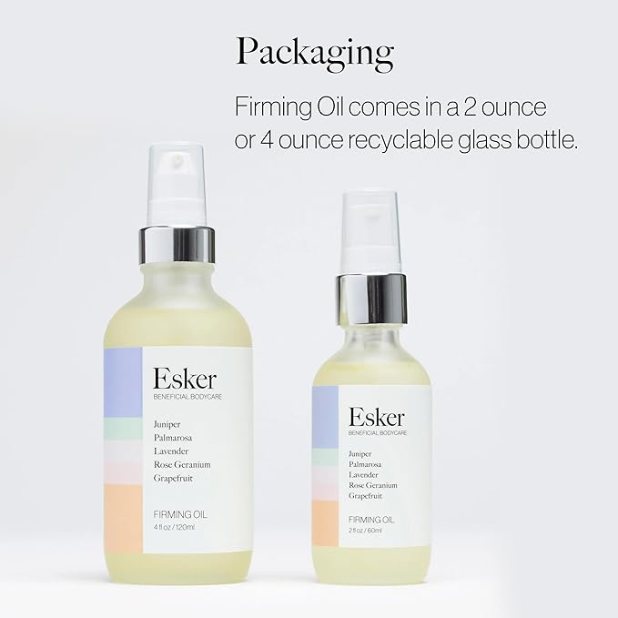 ESKER Beauty Firming Body Oil | (4 oz) | Plant-Based Serum Firms and Tightens Skin | Clean Beauty-Velvo Beauty