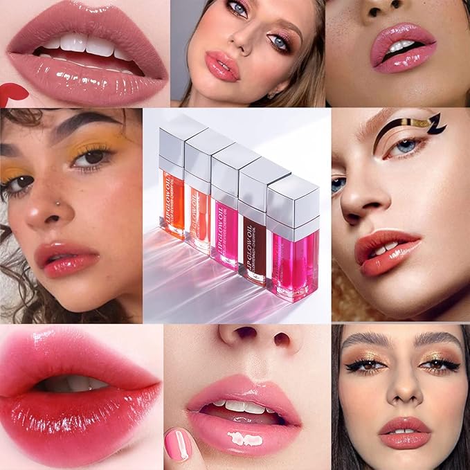 Plumping, Hydrating Lip Gloss - Long Lasting, Non-sticky Tinted Balm Revitalizes Dry Lips (ROSEWOOD)-Velvo Beauty