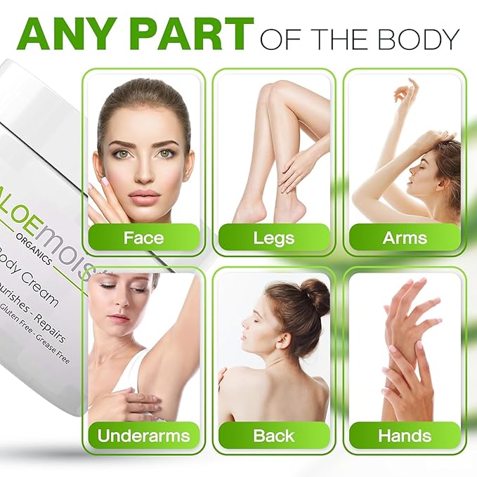 Organic Aloe Vera Lotion - Face & Body Moisturizing Cream with Natural Aloe Vera, Vitamin E Oil, Vitamin C, Retinol Cream, Shea Butter – Anti Aging Face Moisturizer for Women, Dry Skin (2 oz)-Velvo Beauty