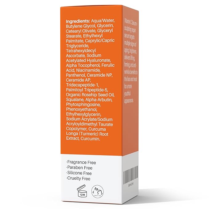 LeVaye Vitamin C Serum, Anti-Aging Face Serum – 15% Vitamin C, Ferulic Acid, Niacinamide, Hyaluronic Acid, Peptides, Ceramides – Targets Wrinkles, Fine Lines, Dark Spots, Enlarged Pores, Dry Skin-Velvo Beauty