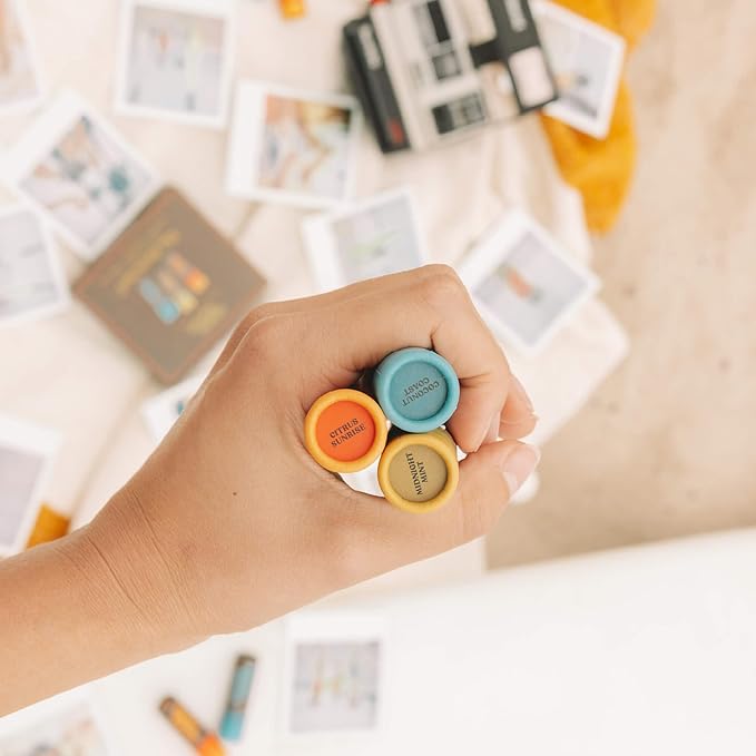 Poppy & Pout Citrus Sunrise Jumbo Lip Balm | All Natural Lip Balms & Moisturizers | Hydrates with Beeswax, Vitamin E, Organic Coconut Oil | Cruelty-Free | Lip Balm in Recyclable Cardboard Tube-Velvo Beauty