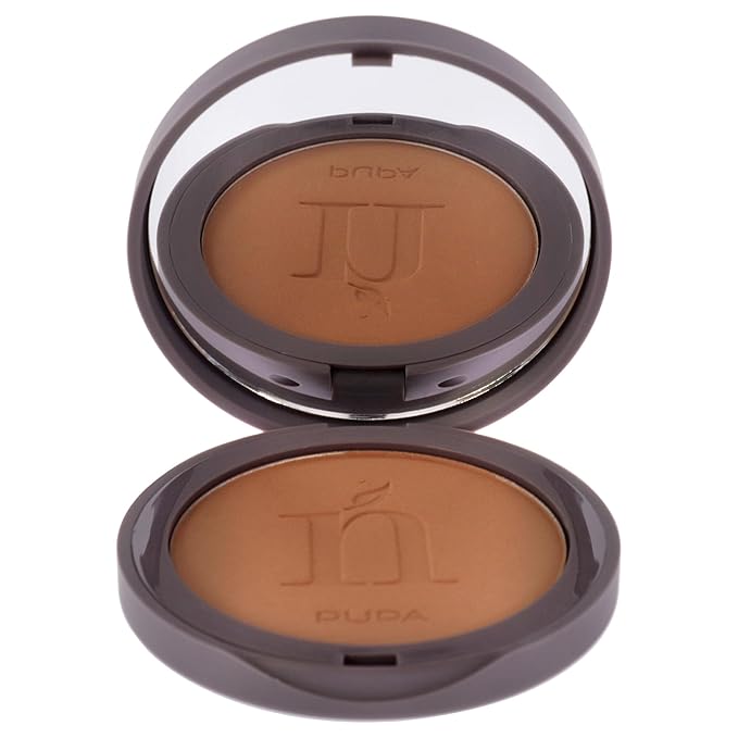 PUPA Milano Natural Side Bronzing Powder 002 Natural Bronze - Add Warmth and Glow to Skin - Easy Blending Bronzer Contour Makeup Powder to Brighten Complexion - Natural Formula - 0.28 oz-Velvo Beauty