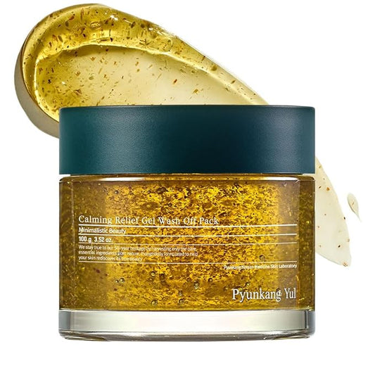 Pyunkang Yul PKY Calming Relief Gel Wash Off Pack 100g, Soothing & Refreshing Gel Mask for Sensitive Skin-Velvo Beauty