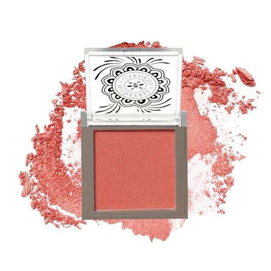 Honeybee Gardens Complexion Perfecting Blush in Euphoria, Cool Peachy Pink, Vegan & Gluten-Free, 8.5g-Velvo Beauty
