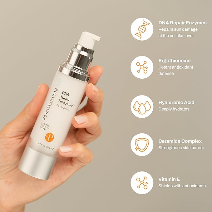 Photozyme DNA Youth Recovery Facial Serum | 1.7 Fl Oz-Velvo Beauty