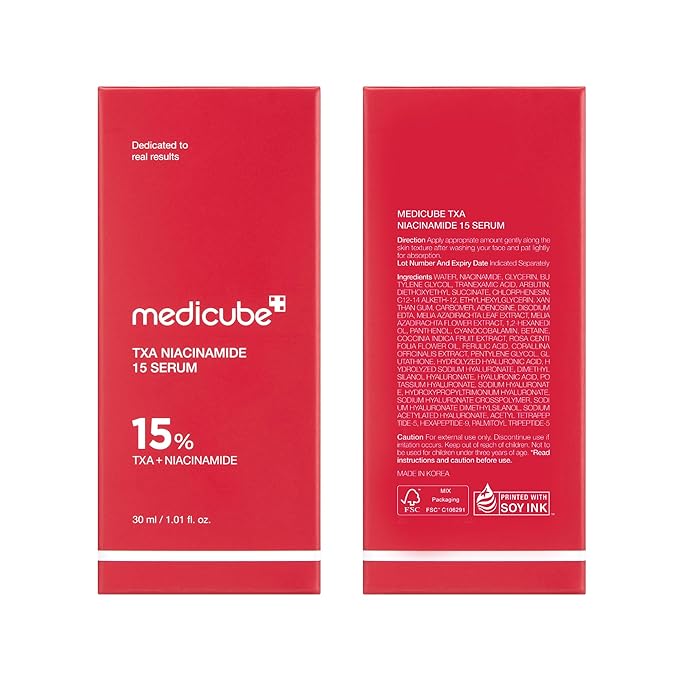 medicube TXA+Niacinamide 15% Glow Facial Serum for After Spot Care | All-in-One Daily Korean Skincare | Uneven Skin Tone, Texture, and Hydration Care | High-Potency Tranexamic Acid 5% | 1.01 fl.oz-Velvo Beauty
