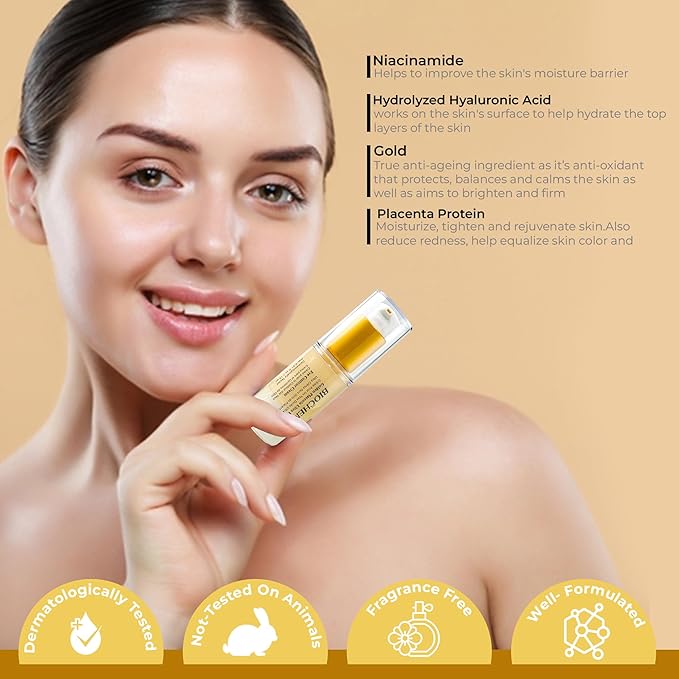 Golden Placenta Ultra Eye Cream - 0.51 fl oz / 15 ml, Luxury Eye Contour Treatment for Wrinkles and Dark Circles-Velvo Beauty