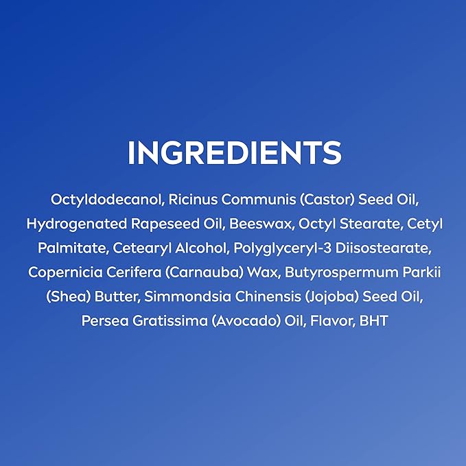 NIVEA Moisture Lip Care, Lip Balm Stick with Shea Butter, Jojoba Oil and Avocado Oil, 0.17 Oz, Pack of 4-Velvo Beauty