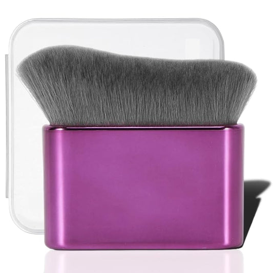 Self Tanner Brush for Body & Face - Kabuki Makeup Brush for Self-Tanner,Tanning Mousse,Foundation & Bronzer | Streak-Free Application,Super Soft Bristles,Professional Tanning & Body Makeup Tool-Velvo Beauty