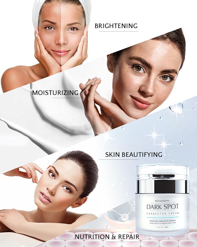Dark Spot Remover for Face and Body: Hyperpigmentation Treatment - Natural Ingredient - Freckle/Melasma/Sun Spot/Age Spot Remover - Dark Spot Corrector Cream for Women and Men-Velvo Beauty