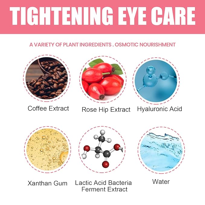 Rosehip Eye Cream Stick, Moisturizing, Hydrating, Lightens Lines and Dark Circles, Lifting, Firming-Velvo Beauty