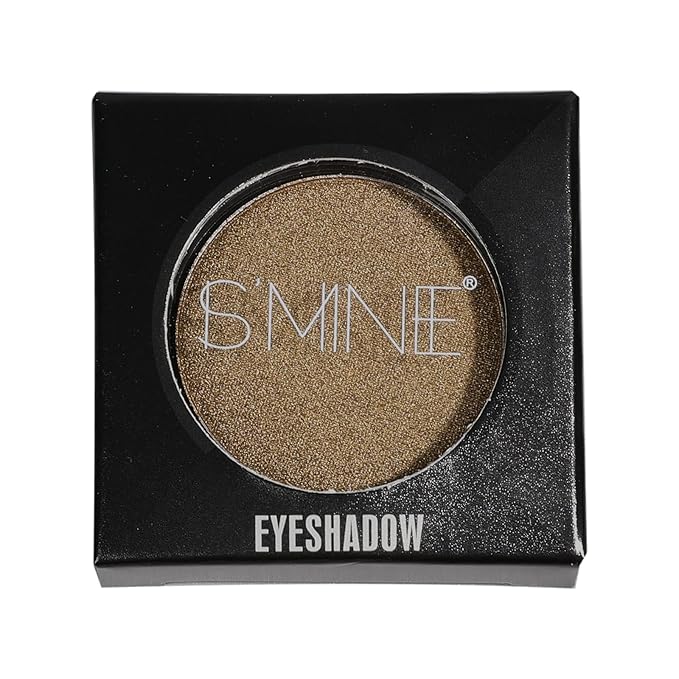 ISMINE Single Light Brown Eyeshadow, Shimmer Bronze, High Pigment, Longwear Single Matte Eyeshadow Eye Makeup for Day & Night (#15)-Velvo Beauty