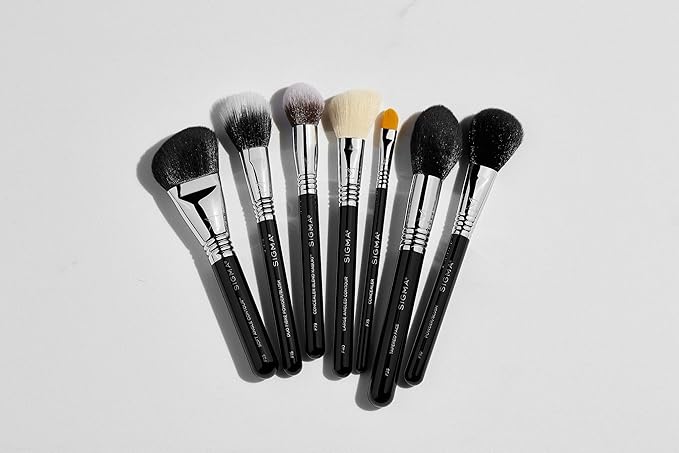 Sigma Beauty Professional F23 Soft Angled Contour™ synthetic Face Makeup Brush with SigmaTech® fibers for Contouring, Sculpting and Highlighting-Velvo Beauty