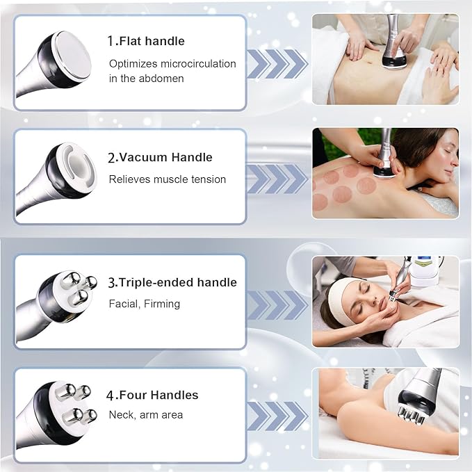 4 Function Handles Facial Beauty Device Suitable for Home and Beauty Salon Delicate Care Equipment-Velvo Beauty