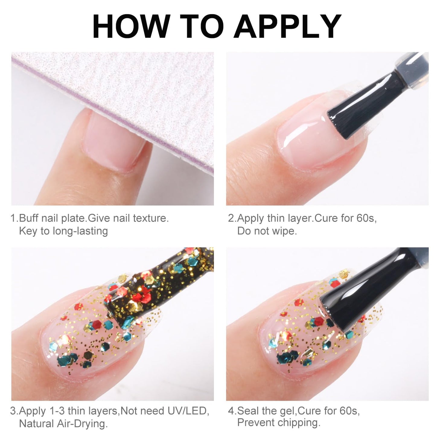 Major Dijit Quick Dry Nail Polish Clear Colorful Summer Nail Lacquer for Nail Art Cruelty-Free Regular Nail Polish 0.41 fl oz.-Velvo Beauty