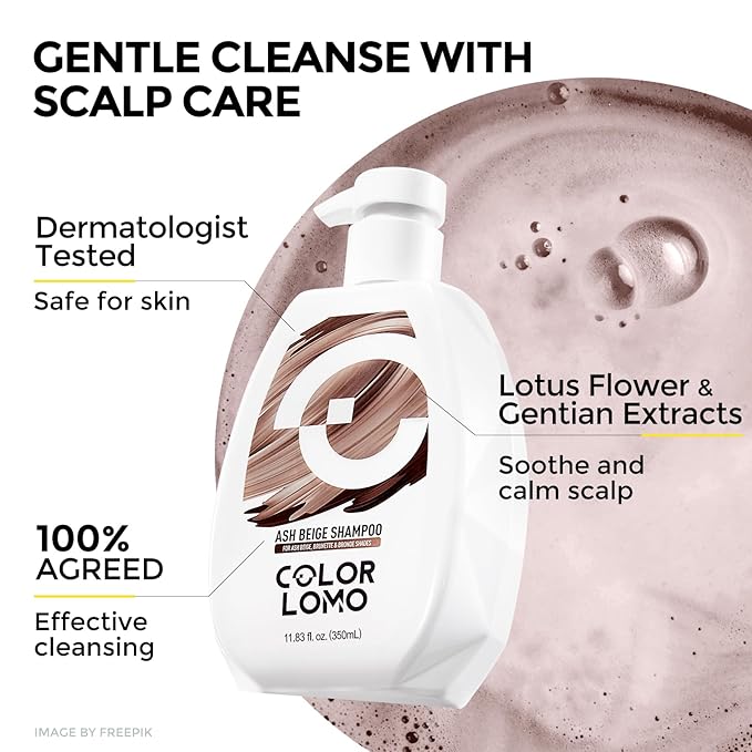Ultra Color Safe Shampoo | Help Prevent Fading & Provide Subtle Color Replenishment | Prolong Color Vibrancy and Enhance Shine | Vegan & Cruelty-Free Formula | For Brown Color Treated Hair-Velvo Beauty