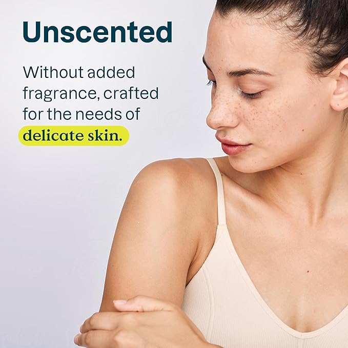 ATTITUDE Body Cream for Sensitive Skin with Oat, EWG Verified, Dermatologically Tested, Vegan, Extra Gentle, Unscented, 8 Fl Oz-Velvo Beauty