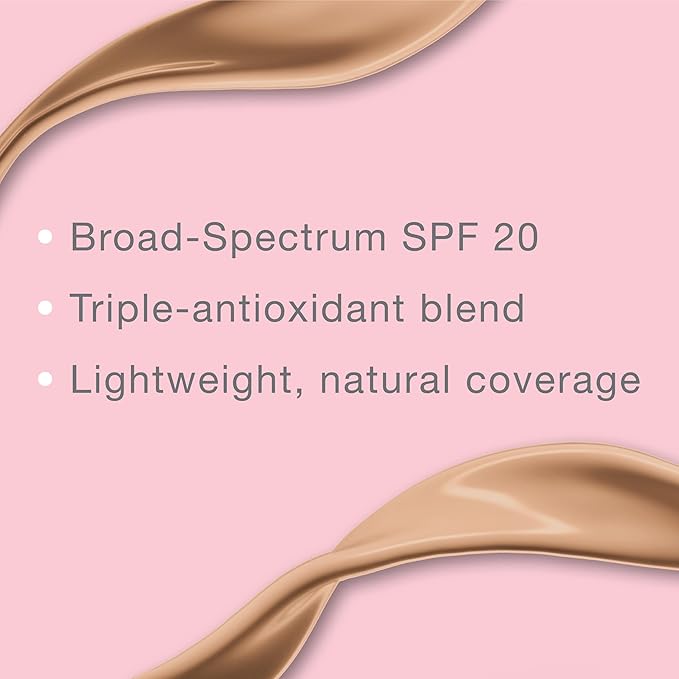 Neutrogena Healthy Skin Liquid Makeup Foundation,Broad Spectrum SPF 20 Sunscreen,Lightweight & Flawless Coverage Foundation with Antioxidant Vitamin E & Feverfew,Natural Beige,1 fl. oz (Pack of 1)-Velvo Beauty