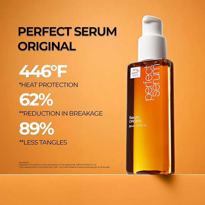 Mise En Scene Perfect Serum Original Bigger Size - Hair Oil for Frizzy & Dry Hair, Hydration and Nutrition Hair Essence for Damage Care, Floral Fragrance, Korean Hair Care Product, 3.71 Fl Oz.-Velvo Beauty