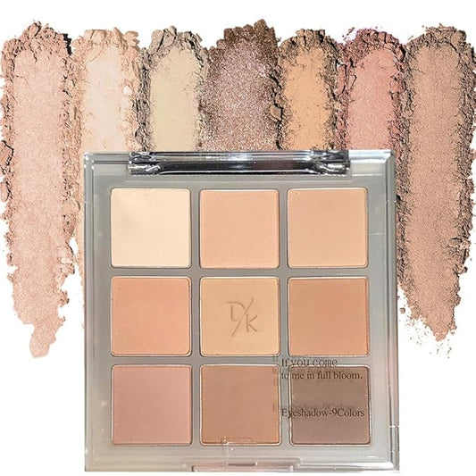 Eyeshadow Palette Makeup- 9 Colors Naked Eyeshadow Palette Matte NUDE Korean Natural Eye Shadow palettes Highly Pigmented Naturing-Looking Long Lasting (07#)-Velvo Beauty