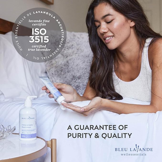 Bleu Lavande - Soothing Hand Care Aromatherapy Set – Lavender Hand Soap & Lavender Hand Creams – Infused with Premium and 100% Pure Lavender Essential Oil - Natural & Vegan Lavender Products-Velvo Beauty