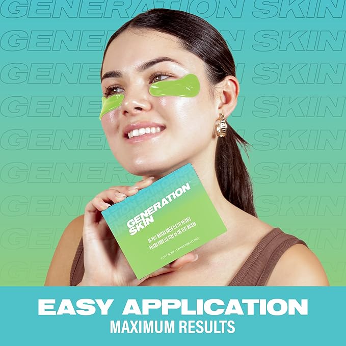 Eye Mask, Eye Masks for Dark Circles and Puffiness, Under Eye Mask with Hyaluronic Acid and Matcha Green Tea, Vegan and Cruelty-Free Under Eye Patches, Green Tea Eye Masks, 5-Pack-Velvo Beauty