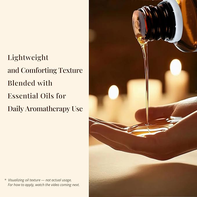 Sandalwood & Bergamot Botanical Massage Oil – Lightweight Body Oil with Jojoba & Almond – Wood & Citrus Aroma for Deep Massage, Fascia Release & Self-Care, 30ml (1.0 fl oz)-Velvo Beauty