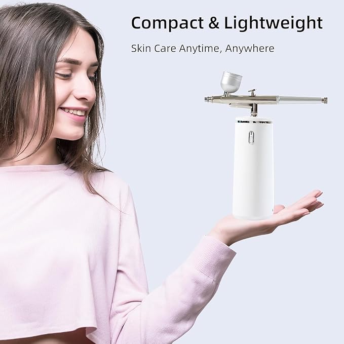 Facial Mist Spray Machine – 0.3mm Oxygen Micro Mist for Toner & Serum Infusion | High-Pressure Hydration & Skin Cooling Steamer for Home & Salon Use – Koli Z2-Velvo Beauty