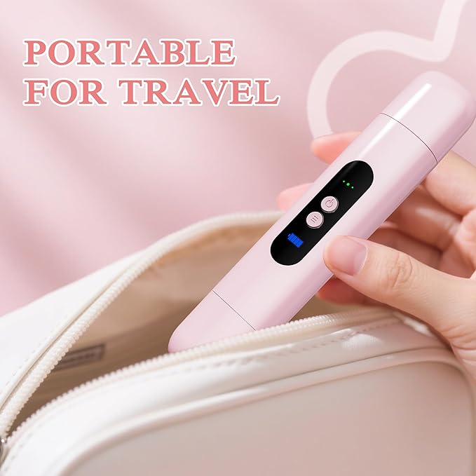 Bikini Trimmer for Women, 2-Speed Electric Razor for Pubic Hair Dual Head Shaver Women IPX7 Waterproof Rechargeable Lady Trimmer for Bikini Underarm Body Leg Face Pink-Velvo Beauty