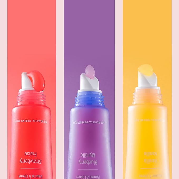 W7 Gloss Away Lip Balm - 2 Piece Set - Nourishing Lip Balm Formula With Shea Butter - Strawberry-Velvo Beauty