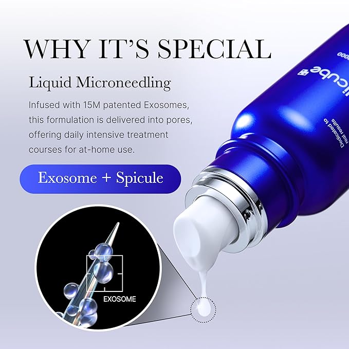 medicube Zero Exosome Shot 2,000 PPM Spicule Facial Serum | Liquid Skin Booster Serum | Exosome, AHA+BHA+PHA | Pore Care, Dead Skin Cells, Skin Texture | Korean Skin Care 1.01 fl.oz-Velvo Beauty