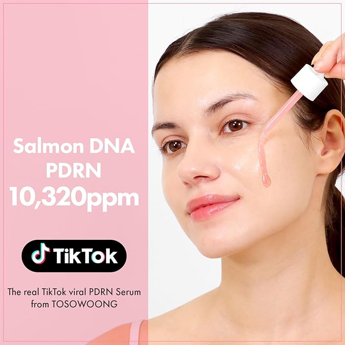 Pink Peptide 12 PDRN Serum With Salmon DNA PDRN 10,320ppm, 12 Peptides, Niacinamide, Skin glow, Hydrating, Moisturizing, Firming, Uneven Skin Tone, Korean Skincare, 33ml, 1.11 fl.oz.-Velvo Beauty