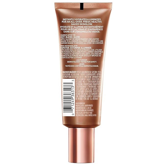 L'Oreal Paris Makeup True Match Lumi Glotion, Natural Glow Enhancer, Illuminator Highlighter, Bronzing Drops For a Sun-Kissed Glow, 904 Deep-Velvo Beauty