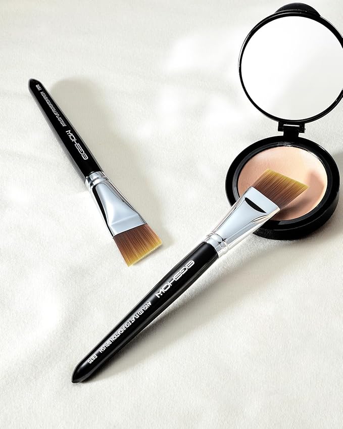 EIGSHOW Flat Foundation Brush, Vegan Synthetic Bristles, Streak Free Application, Face Makeup Brush For Blending Liquid, Cream, Face Mask (E870B)-Velvo Beauty
