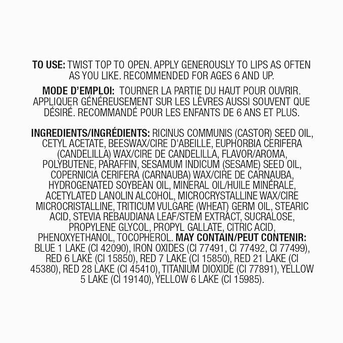 Lip Smacker Disney Minnie Mouse Cube Flavored Lip Balm, Minnie Joyful Cotton Candy, Clear, For Kids-Velvo Beauty