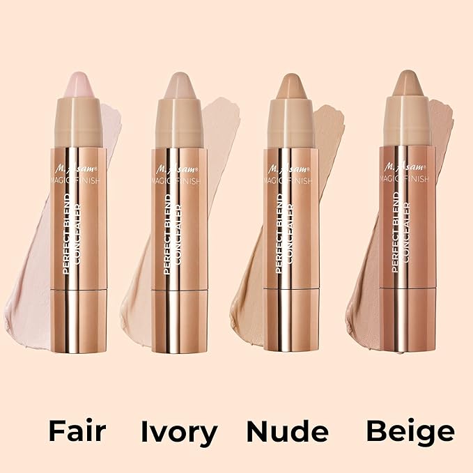 M. Asam MAGIC FINISH Perfect Blend Concealer Fair (0.1 Oz) - concealer perfects & conceals blemishes & imperfections, make-up with adjustable coverage & instant blur effect, vegan-Velvo Beauty