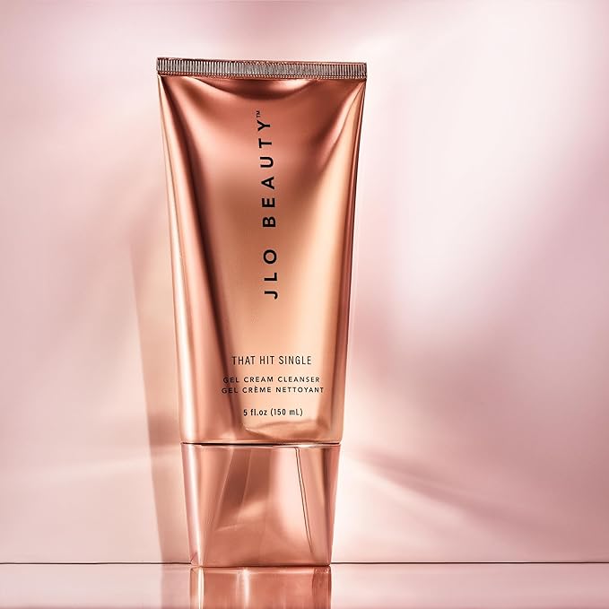 JLO Beauty That Hit Single Face Wash Cream, Antioxidant Rich Gel Cleanser & Makeup Remover Skin Care Formula Gentle Pore Cleansing Daily Facial Cleanser to Support Smooth, Radiant Skin, 5 Oz-Velvo Beauty