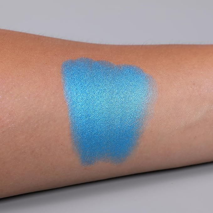 IS'MINE Single Blue Shimmer Eyeshadow Powder Palette High Pigment, Longwear, Intense Color Best Blue Eyeshadow-Velvo Beauty
