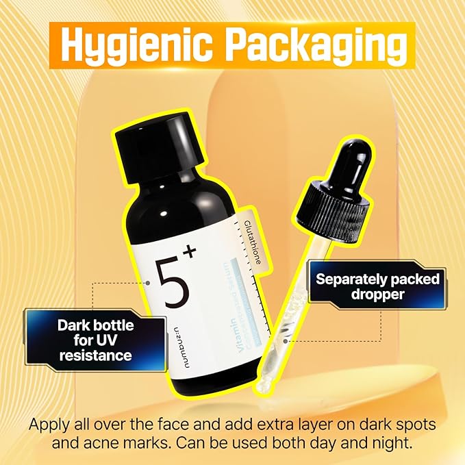 numbuzin No.5 Serum | Tranexamic Acid 4%, Niacinamide 5%, Glutathione, Vitamin C | Vitamin Concentrated Serum | Hyperpigmentation| Suitable for Sensitive Skin, Korean Skincare | 1.01 fl. oz.-Velvo Beauty