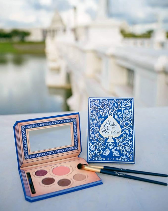 READY TO SHINE Shades of Wonderland Blush and Eyeshadow Palette - Highly Pigmented Shimmer Matte - Smooth With Moisturizing Jojoba Oil - Vegan and Cruelty Free - For All Skin Types-Velvo Beauty