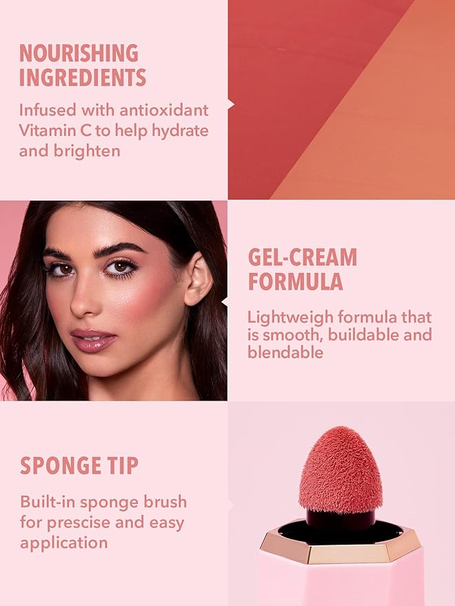 SHEGLAM Color Bloom Liquid Blush Makeup for Cheeks Matte Finish - Hush Hush-Velvo Beauty