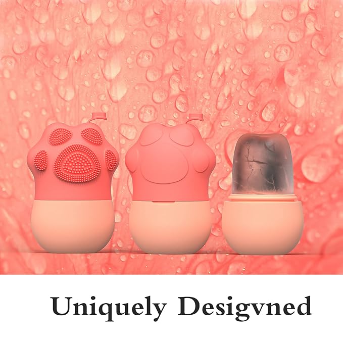 Ice Face Roller, Joyeee Silicone Ice Roller For Face and Eyes Puffiness Relief Reusable Face Ice Cubes Migraine Pain Relief Facial Ice Mold Skincare Tools Gifts for Women Beauty-Velvo Beauty