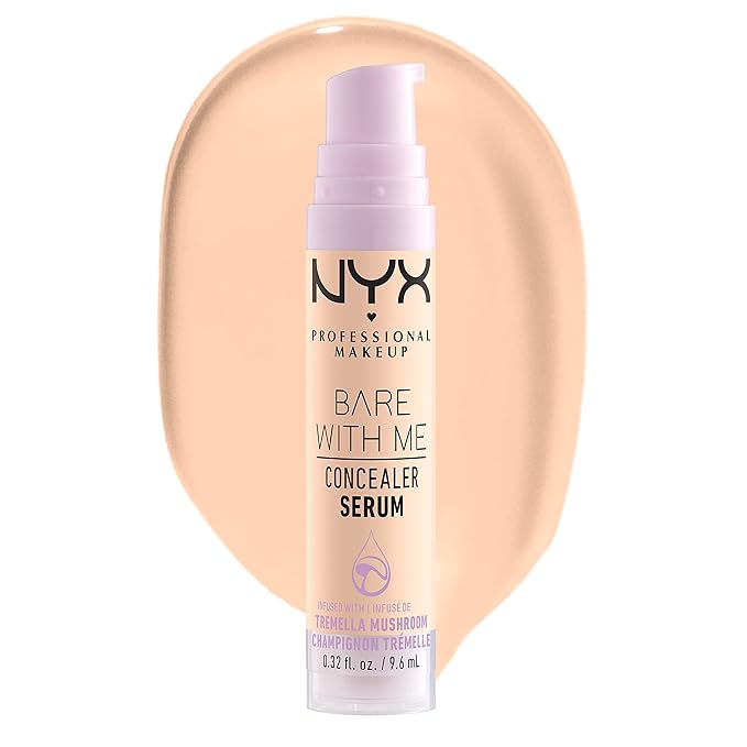 NYX PROFESSIONAL MAKEUP Bare With Me Concealer Serum, Up To 24Hr Hydration - Fair-Velvo Beauty