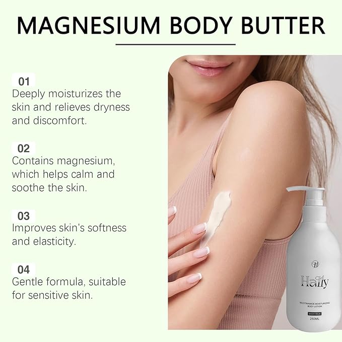 Body Lotion from Korea Whitening Remove Dark Spots, Original Niacinamide Whitening Body Lotion for Dry, Rough & Sensitive Skin, Moisturizing & Nourishing (1)-Velvo Beauty