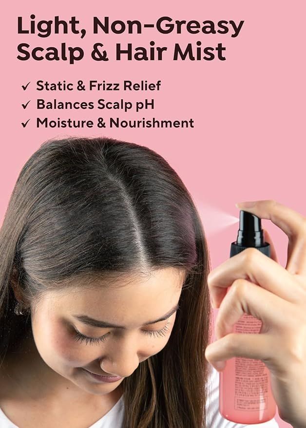 A'PIEU RASPBERRY VINEGAR HAIR MIST (3.55 fl oz) Scalp Hair Care Mist, Hair Perfume, Frizz-free, Refreshing Floral Scent All Day, Non-sticky-Velvo Beauty