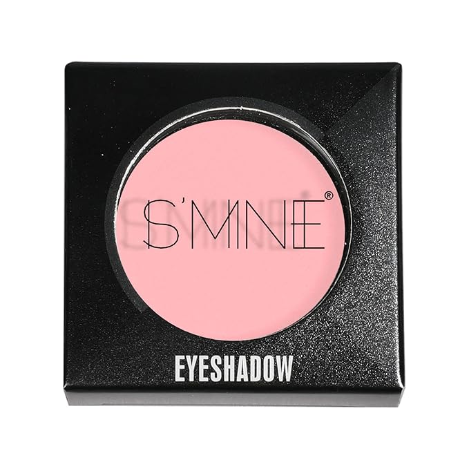 ISMINE Single Eyeshadow Powder Palette, Matte Light Pink, High Pigment, Longwear Single Eye Makeup for Day & Night-Velvo Beauty