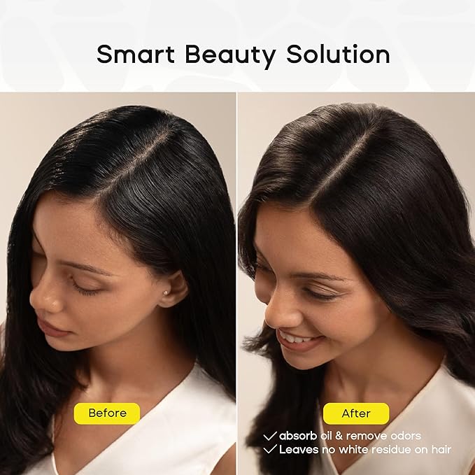 Dry Shampoo for Women, Dry Scalp Shampoo Spray for Dark Hair Leaves No White Residue, Absorb Oils, Volumizing & Refresh Hair for 72 Hours, 5.07 Fl Oz (Pack of 2)-Velvo Beauty