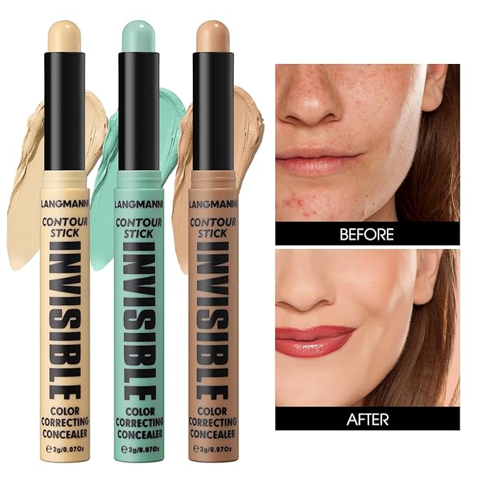 Jolilab 1 Color Contour Stick Concealer Stick Cream Palette Contour Multifunctional Contouring Makeup Kit for Face Highlighter Makeup Stick Set Long Lasting & Waterproof(05#light, 1)-Velvo Beauty